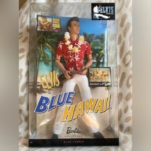 NWT Elvis Presley Blue Hawaii Barbie doll